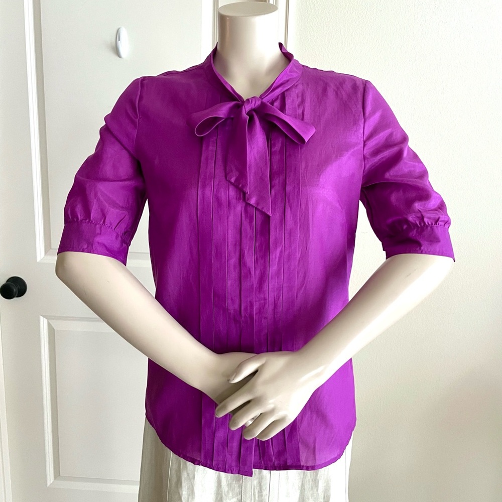 NWOT J Crew  Silk Blouse 2